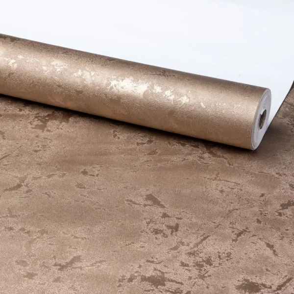 5m² Papel De Parede Alto Relevo Importado Sierra Marrom Gold