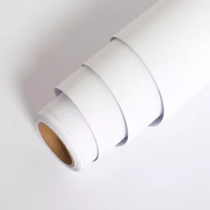 Adesivo Papel De Parede Lavavel Branco Fosco 3mx1m