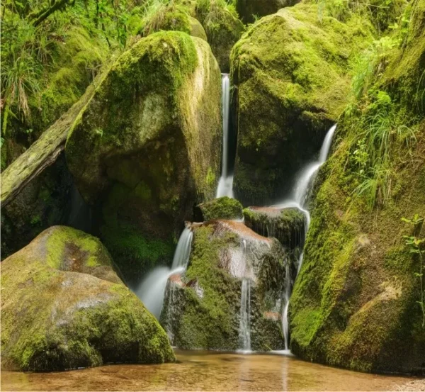 Auto Adesivo Papel De Parede Paisagem 3d Cachoeira Gg189