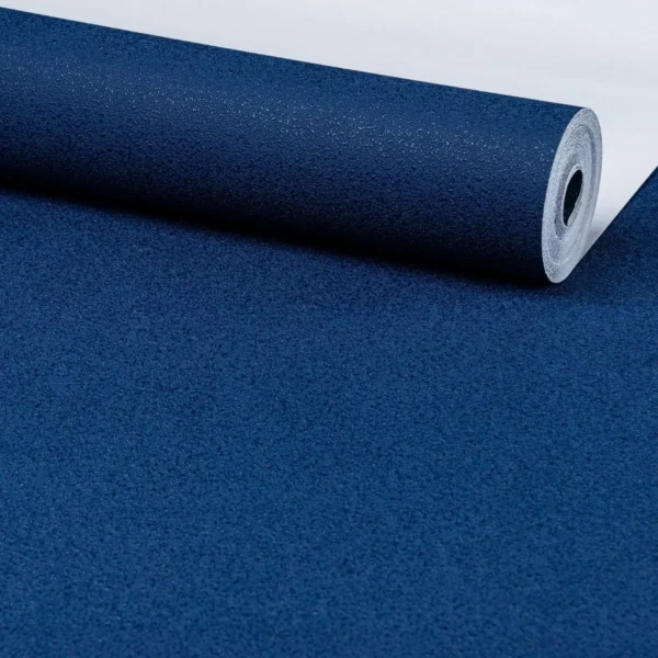 Decoração Papel De Parede Alto Relevo Azul Noturno 10 Metros