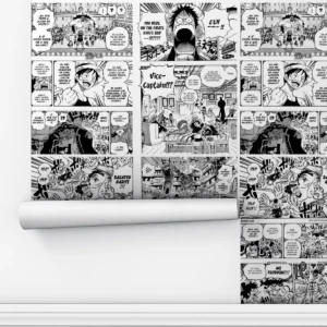 Kit 11x Papel De Parede Adesivo Mangá One Piece Anime 3m