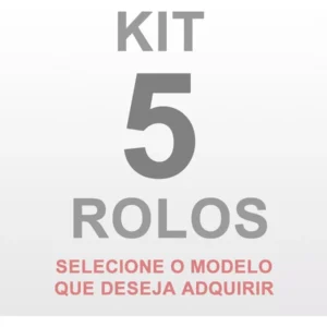 Kit 5 Rolos De Papel De Parede Importado Vinílico Lavável