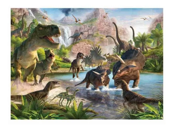 Papel De Parede 1 Adesivo Dinossauro Tirano Rex 11m² 2,8 X 4