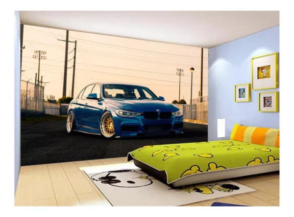 Papel De Parede 3d Carro Bmw M3 M4 Serie Sport 7,5m² Car26