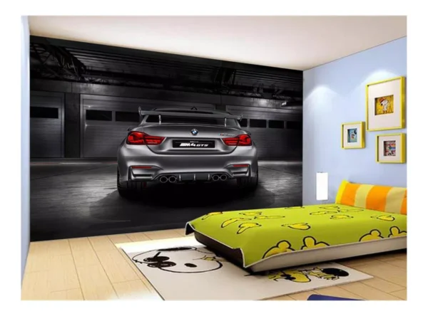 Papel De Parede 3d Carro Bmw M3 M4 Serie Sport 7,5m² Car32