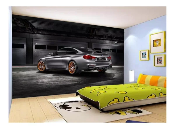 Papel De Parede 3d Carro Bmw M3 M4 Serie Sport 7,5m² Car33