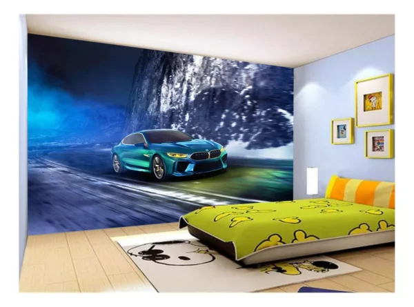 Papel De Parede 3d Carro Bmw M5 M4 Serie Sport 7,5m² Car28