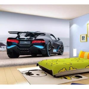 Papel De Parede 3d Carro Bugatti Divo Traseira 7,5m² Car21