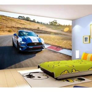 Papel De Parede 3d Carro Ford Mustang Gt Pista 7,5m² Car72