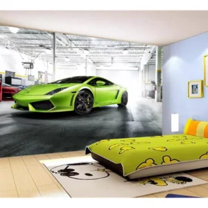 Papel De Parede 3d Carro Lamborghini Gallardo 7,5m² Car236