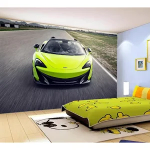 Papel De Parede 3d Carro Mc Laren Pista Super 7,5m² Car265