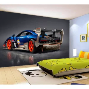 Papel De Parede 3d Carro Mc Laren Pista Super 7,5m² Car285