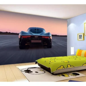 Papel De Parede 3d Carro Mc Laren Pista Super 7,5m² Car290