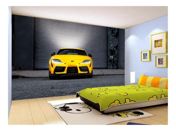 Papel De Parede 3d Carro Toyota Supra Mk5 Jdm 7,5m² Car342