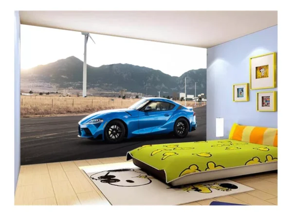 Papel De Parede 3d Carro Toyota Supra Mk5 Jdm 7,5m² Car343