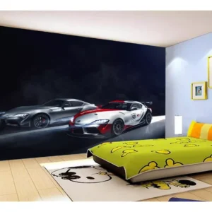 Papel De Parede 3d Carro Toyota Supra Mk5 Jdm 7,5m² Car346