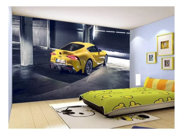 Papel De Parede 3d Carro Toyota Supra Mk5 Jdm 7,5m² Car347