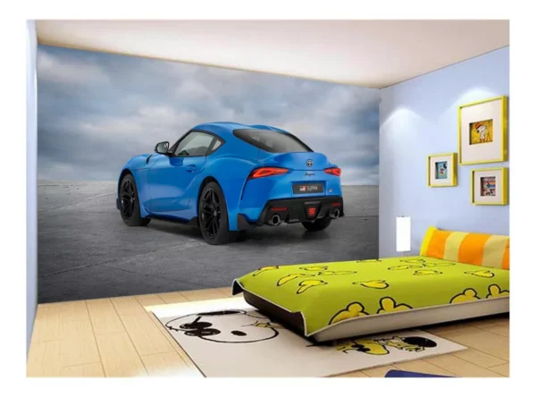 Papel De Parede 3d Carro Toyota Supra Mk5 Jdm 7,5m² Car348