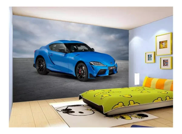 Papel De Parede 3d Carro Toyota Supra Mk5 Jdm 7,5m² Car349