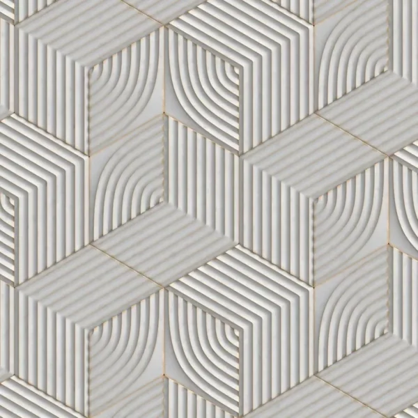 Papel De Parede 3d Circulos Geometricos Adesivo Sala Quarto