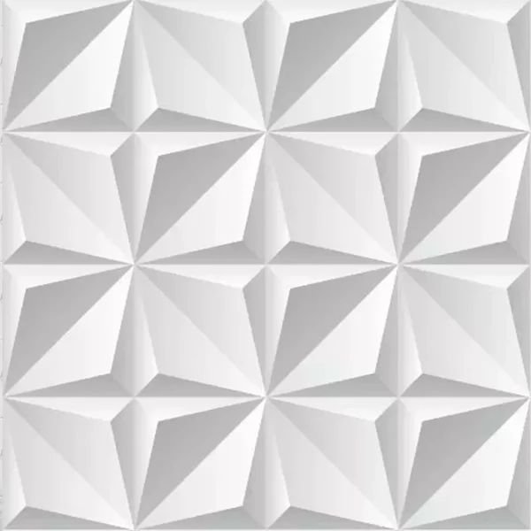 Papel De Parede 3d Gesso Branco Autoadesivo Lavável 10m