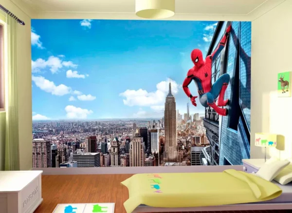 Papel De Parede 3d Heróis Marvel Homem Aranha 4m² Nhma24