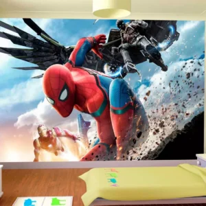 Papel De Parede 3d Heróis Marvel Homem Aranha 5,5m² Nhma27