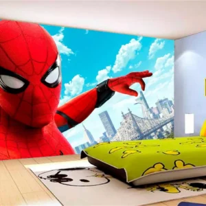 Papel De Parede 3d Heróis Marvel Homem Aranha 9m² Nhma26