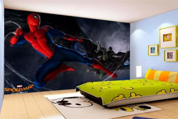 Papel De Parede 3d Heróis Vingadores Homem Aranha M² Nhma22