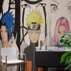 Papel De Parede 3d Japonês Naruto Papel De Parede Moderno