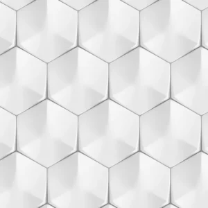 Papel De Parede 3d Lajota Hexagano Adesivo Decorativo Sala