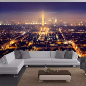 Papel De Parede 3d Paisagem Cidades Paris Eiffel M² Ncd71