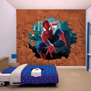 Papel De Parede 3d Vingadores Heróis Homem Aranha M² Nhma100