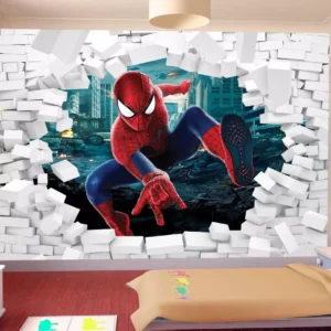 Papel De Parede 3d Vingadores Heróis Homem Aranha M² Nhma99