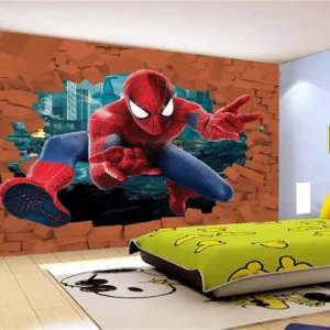 Papel De Parede 3d Vingadores Homem Aranha 6m² Nhma98