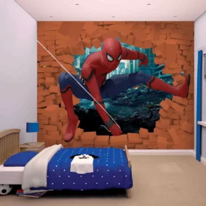 Papel De Parede 3d Vingadores Homem Aranha Quarto M² Nhma80