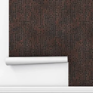 Papel De Parede Adesivo Aço Corten Vermelho Industrial 3.5m