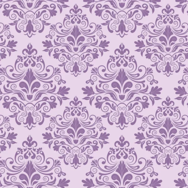 Papel De Parede Adesivo Arabesco Clássico Roxo Vinil 3mt