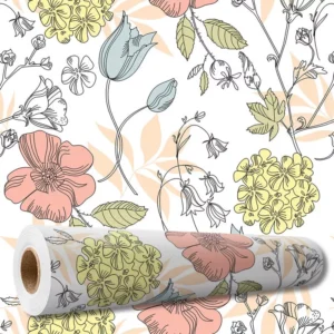 Papel De Parede Adesivo Arabesco Floral Vintage 10 M Pnm2595