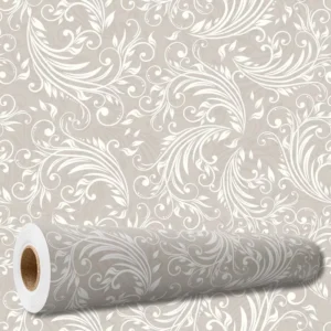 Papel De Parede Adesivo Arabesco Floral Vintage 10 M Pnm2608