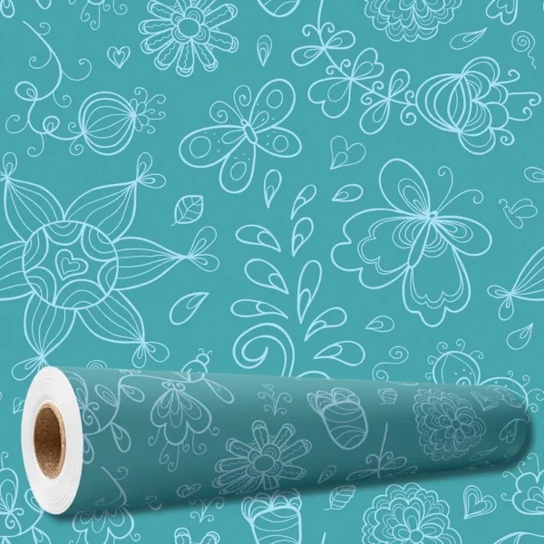 Papel De Parede Adesivo Arabesco Floral Vintage 10 M Pnm2613