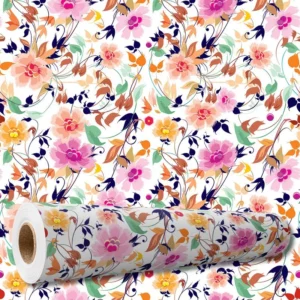 Papel De Parede Adesivo Arabesco Floral Vintage 10 M Pnm2617