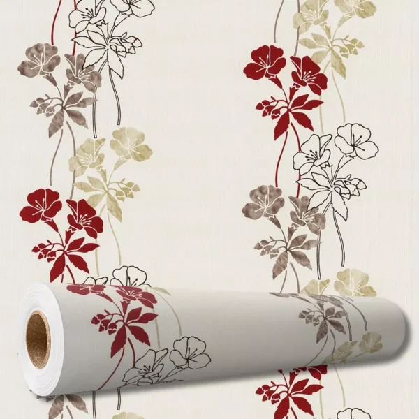 Papel De Parede Adesivo Arabesco Floral Vintage 10 M Pnm2627