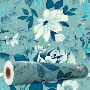 Papel De Parede Adesivo Arabesco Floral Vintage 10 M Pnm2629