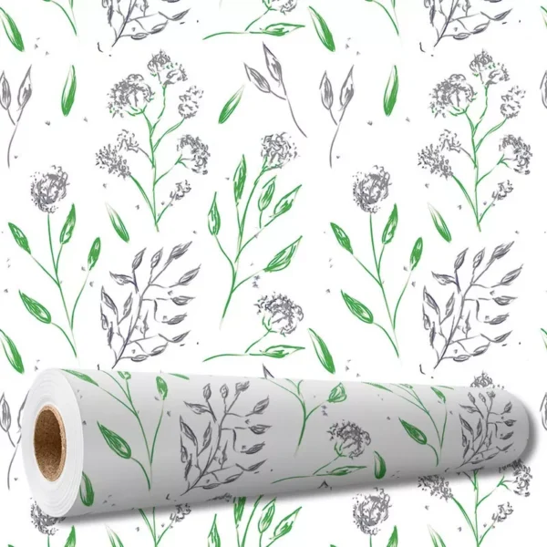 Papel De Parede Adesivo Arabesco Floral Vintage 10 M Pnm2638