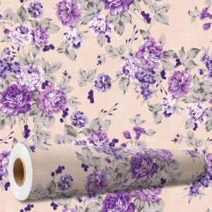 Papel De Parede Adesivo Arabesco Floral Vintage 10 M Pnm2659