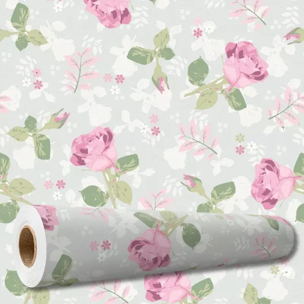 Papel De Parede Adesivo Arabesco Floral Vintage 10 M Pnm2662