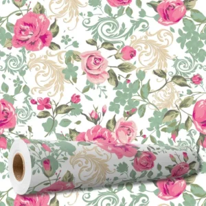 Papel De Parede Adesivo Arabesco Floral Vintage 10 M Pnm2666