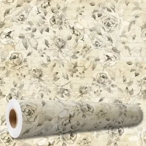 Papel De Parede Adesivo Arabesco Floral Vintage 10 M Pnm2683