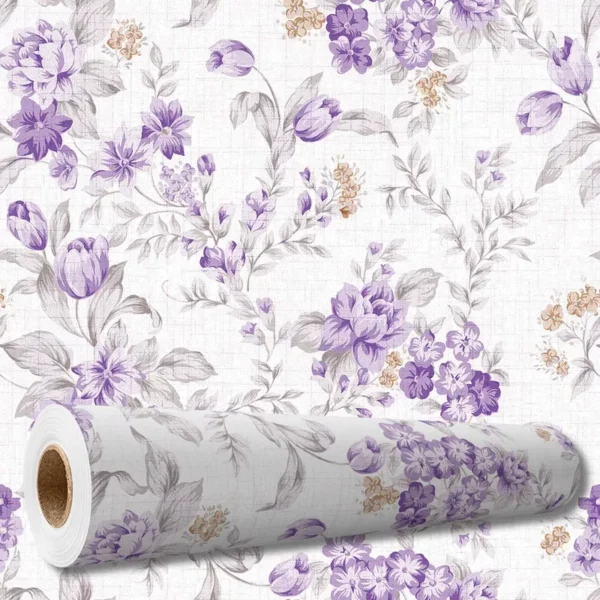 Papel De Parede Adesivo Arabesco Floral Vintage 10 M Pnm2693